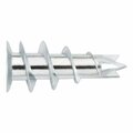 Powers Zinc Zip-It One Piece Self Drilling Wallboard Anchors, 3/8in to 1in Wall, Zamac Alloy POW 02349Z